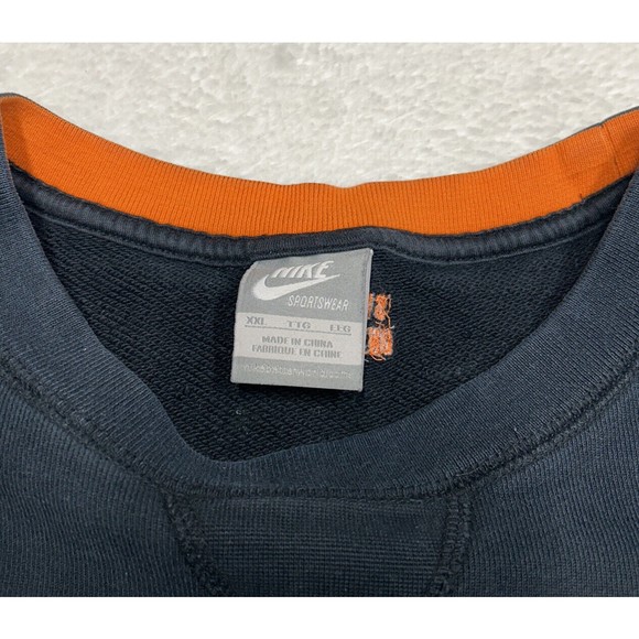 Nike Syracuse University NCAA Mens Size 2XL Crewneck Sweatshirt Black 477352-010 - Picture 7 of 11